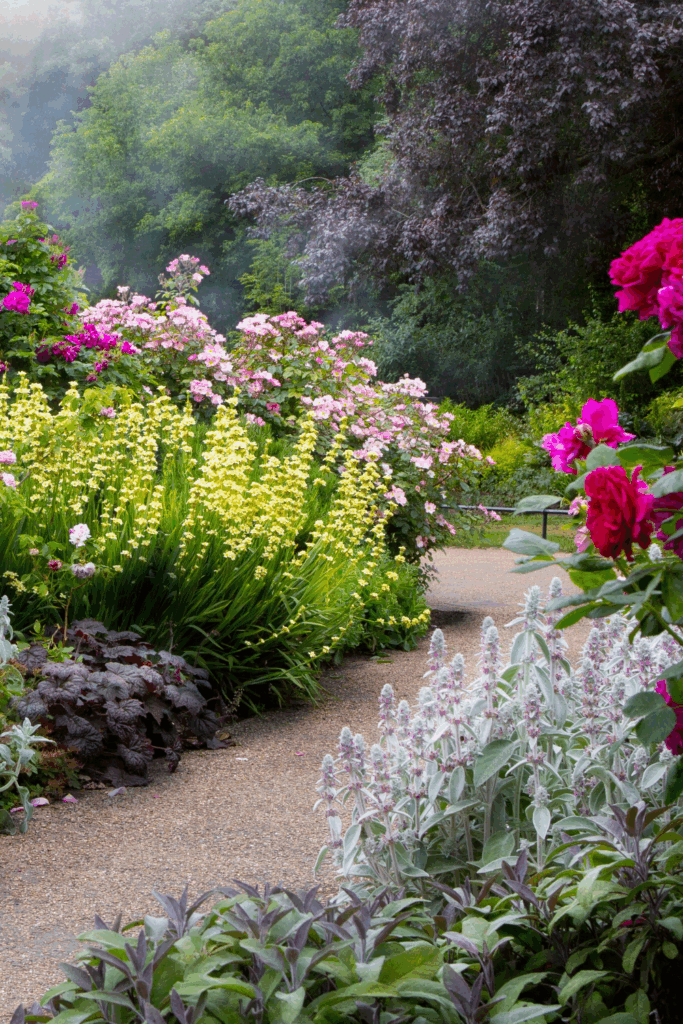 layered planting bed