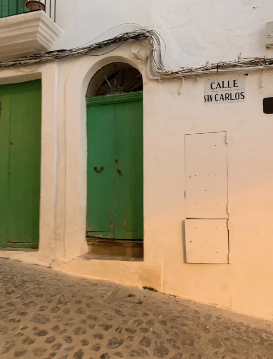Ibiza Green Door